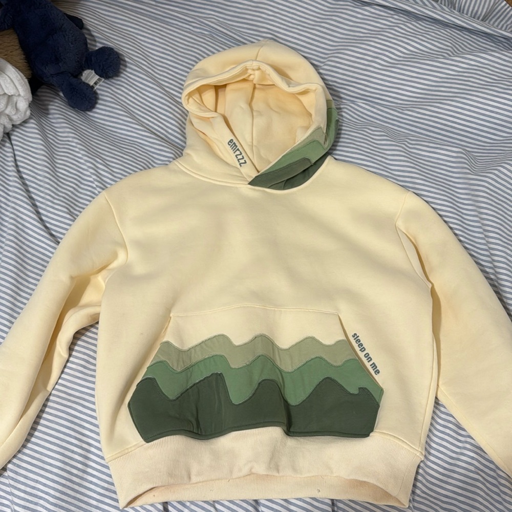 EMRZZZ mirage hoodie beige/green